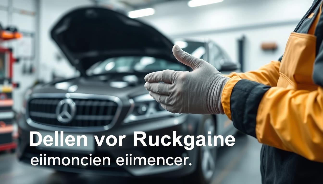Dellen vor Rückgabe entfernen München von einem Experten, der professionell an einem Auto arbeitet.