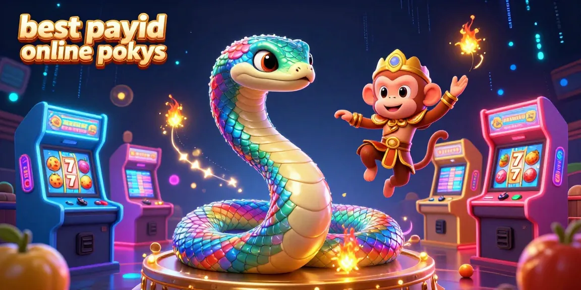 Engage with the best payid online pokies in this vibrant, enchanted casino scene featuring colorful dynamic game elements.