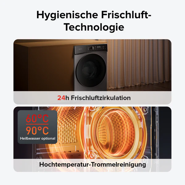 Waschmaschine mit Trommelreinigung im Seniorenalltag: Einfach, hygienisch und bequem