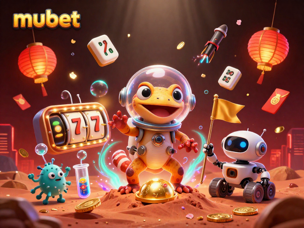 Mubet offers exhilarating games with vibrant slot reels, lucky symbols, and captivating excitement.
