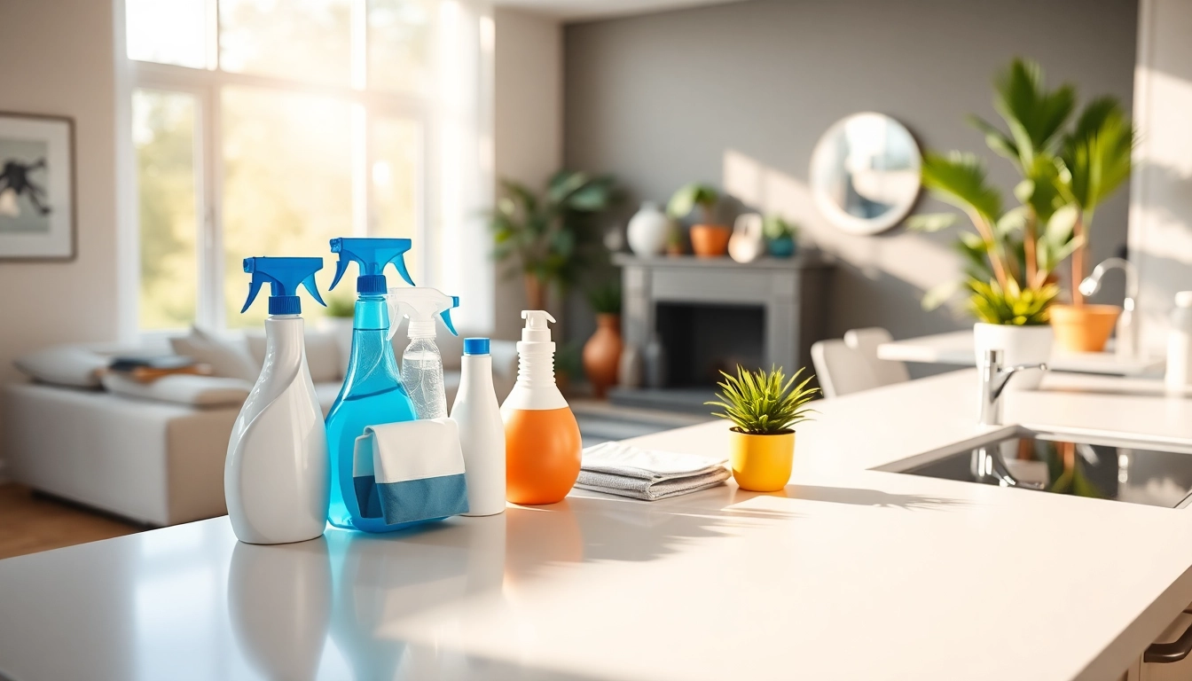 Effizientes housekeeping in einem modernen, sauberen Küchenbereich mit Sonnenlicht.