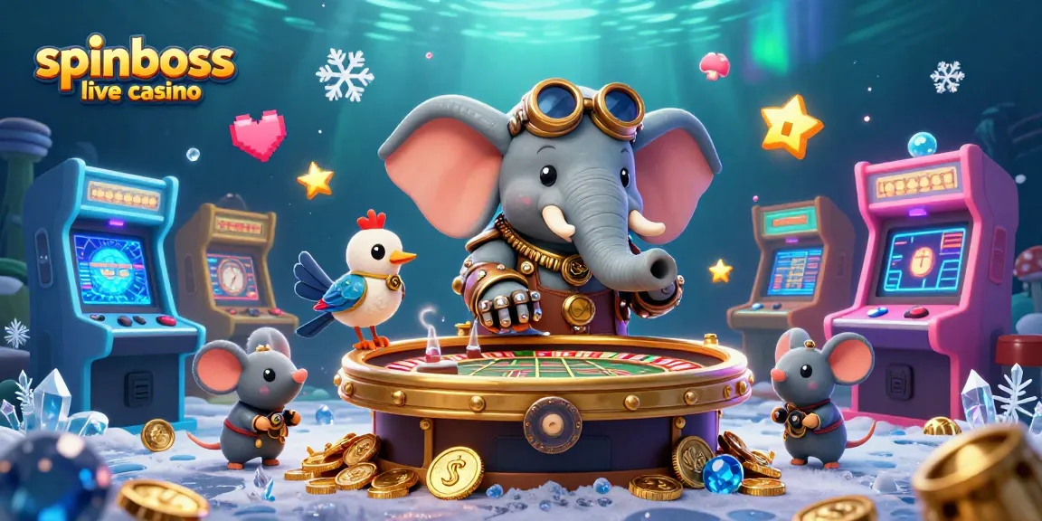 Erlebe die Spannung im SpinBoss Live-Casino mit echten Dealern und beeindruckenden Casino-Elementen.