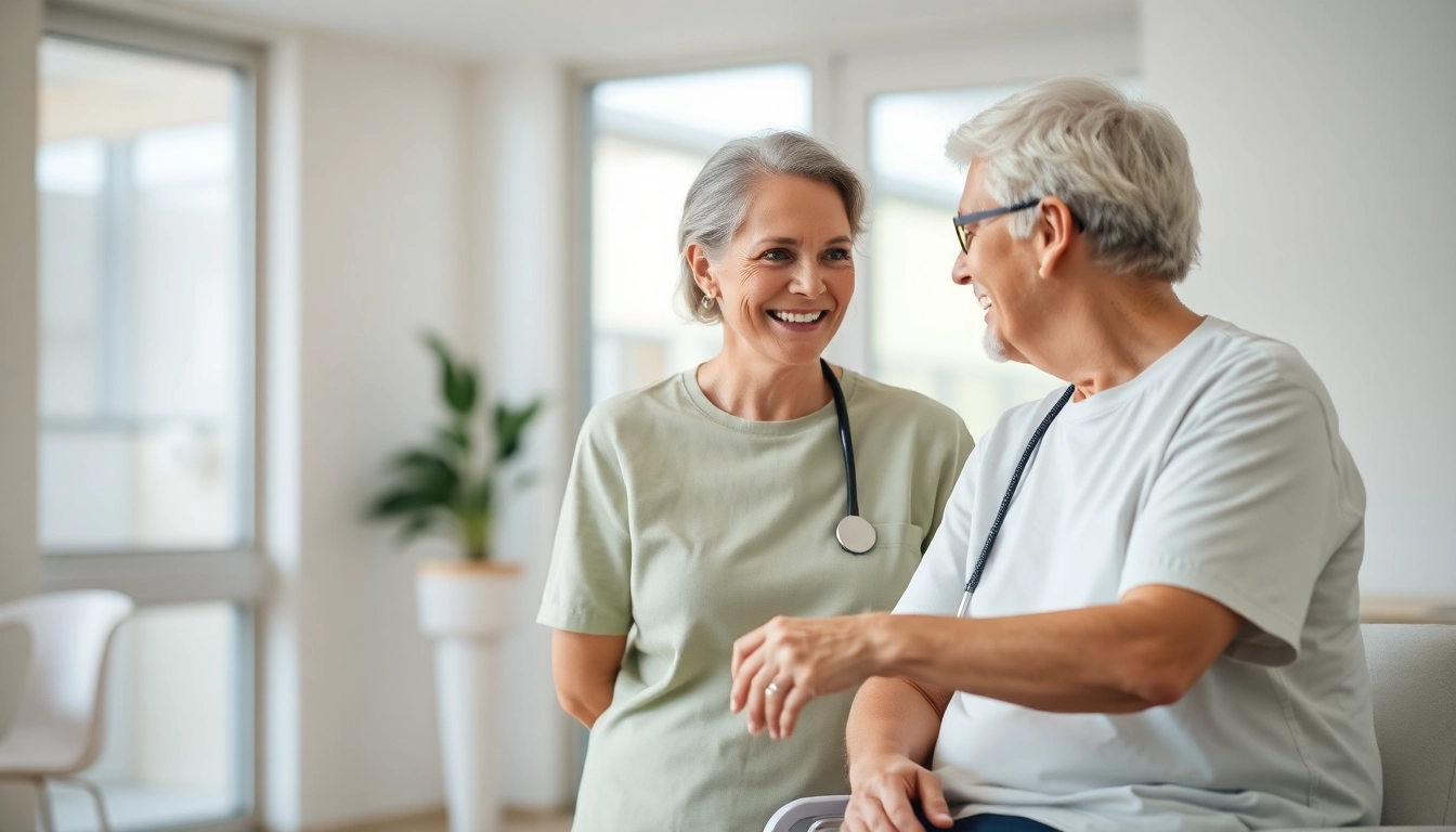 Interaktion zwischen Pflegekraft und Patient: pflegedienst werbung durch persönliche Ansprache stärken