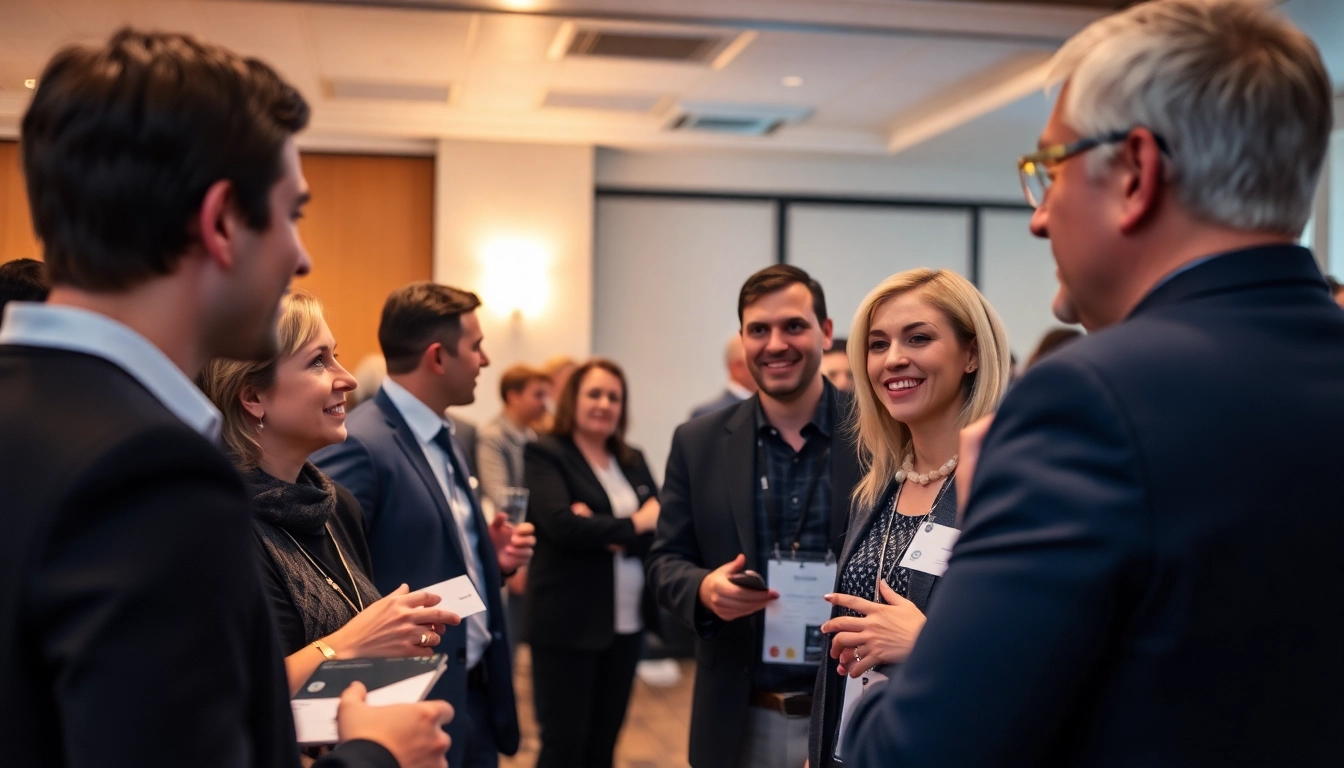 Networking-Momente festhalten: Job durch Networking finden bei einer Veranstaltung.