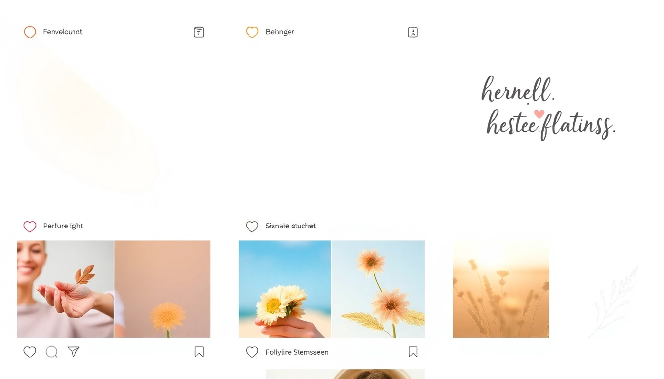 Interaktive Darstellung von instagram Auto-Likes kaufen auf beliebten Instagram-Posts.