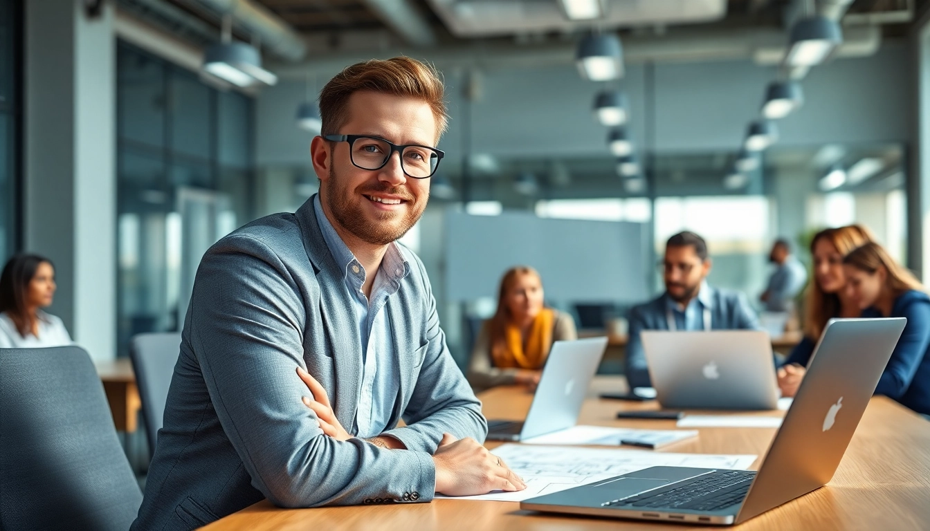 Headhunter Ingenieure beim Rekrutieren talentierter Ingenieure in einem modernen Büro.