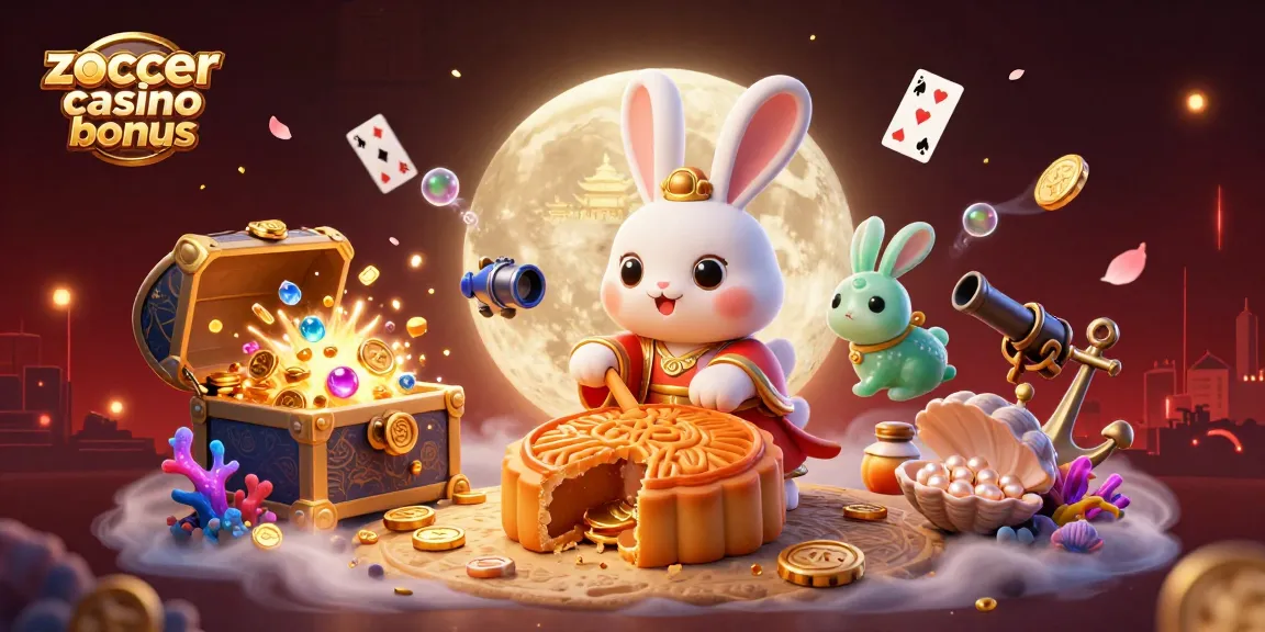 Experience the thrilling zoccer casino bonus with vibrant casino elements surrounding whimsical characters.